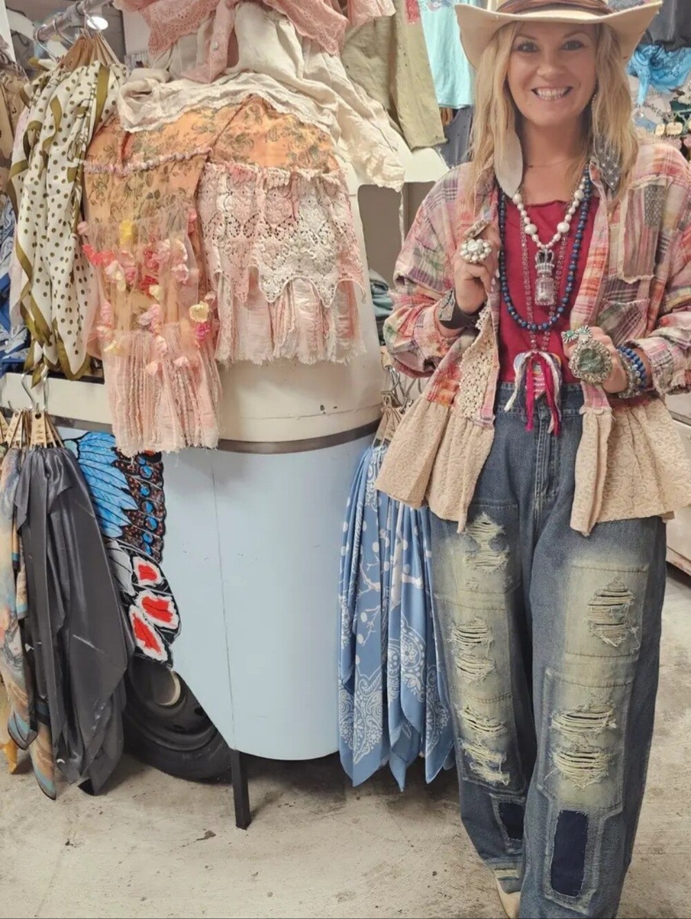 #1570 A Rare Bird Liberty Belle Shacket - Picture 4 of 4